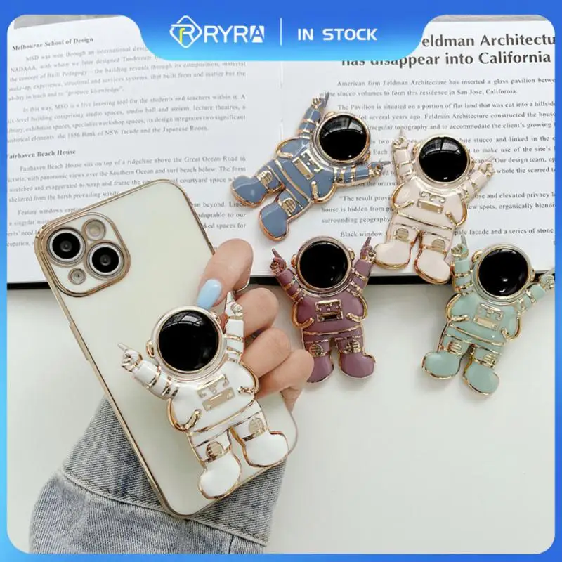 

Кольцо для телефона с гальваническим покрытием в виде астронавта