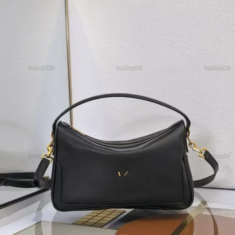 

Designer Lunch Box Bag Pouch Tote Bag Nappa cow leather Designer hammock bag Lunch Box Totes Women's Shoulder Bag Leather Zip cl