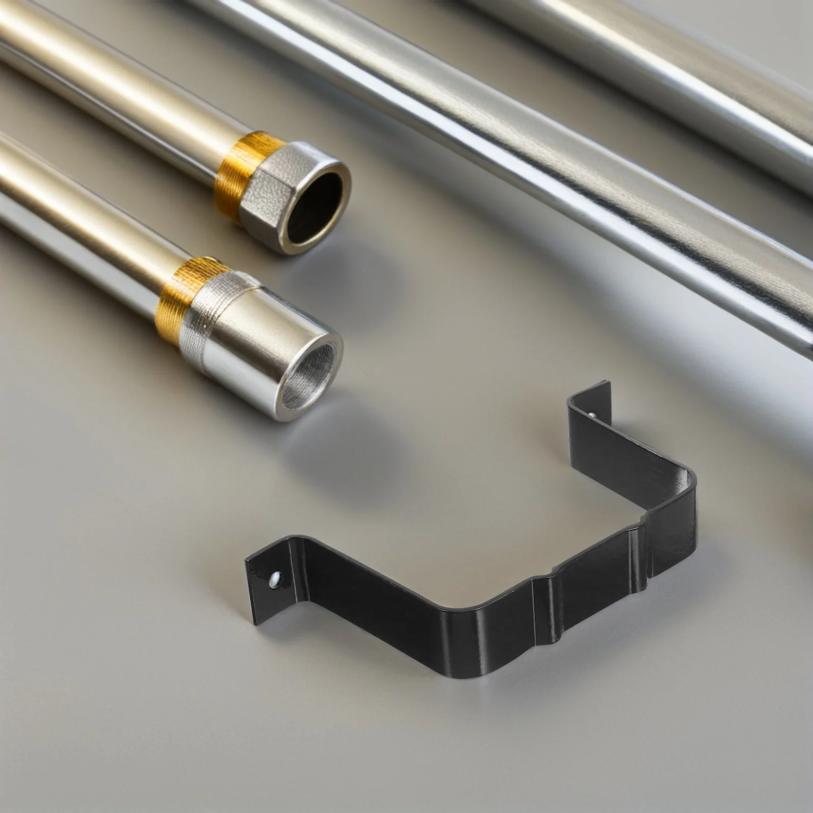 

6pcs Aluminum Alloy Downspout Locator Gutter Adapter Extension Extra Long Weather Resistant Drainage Connector Gutter Support