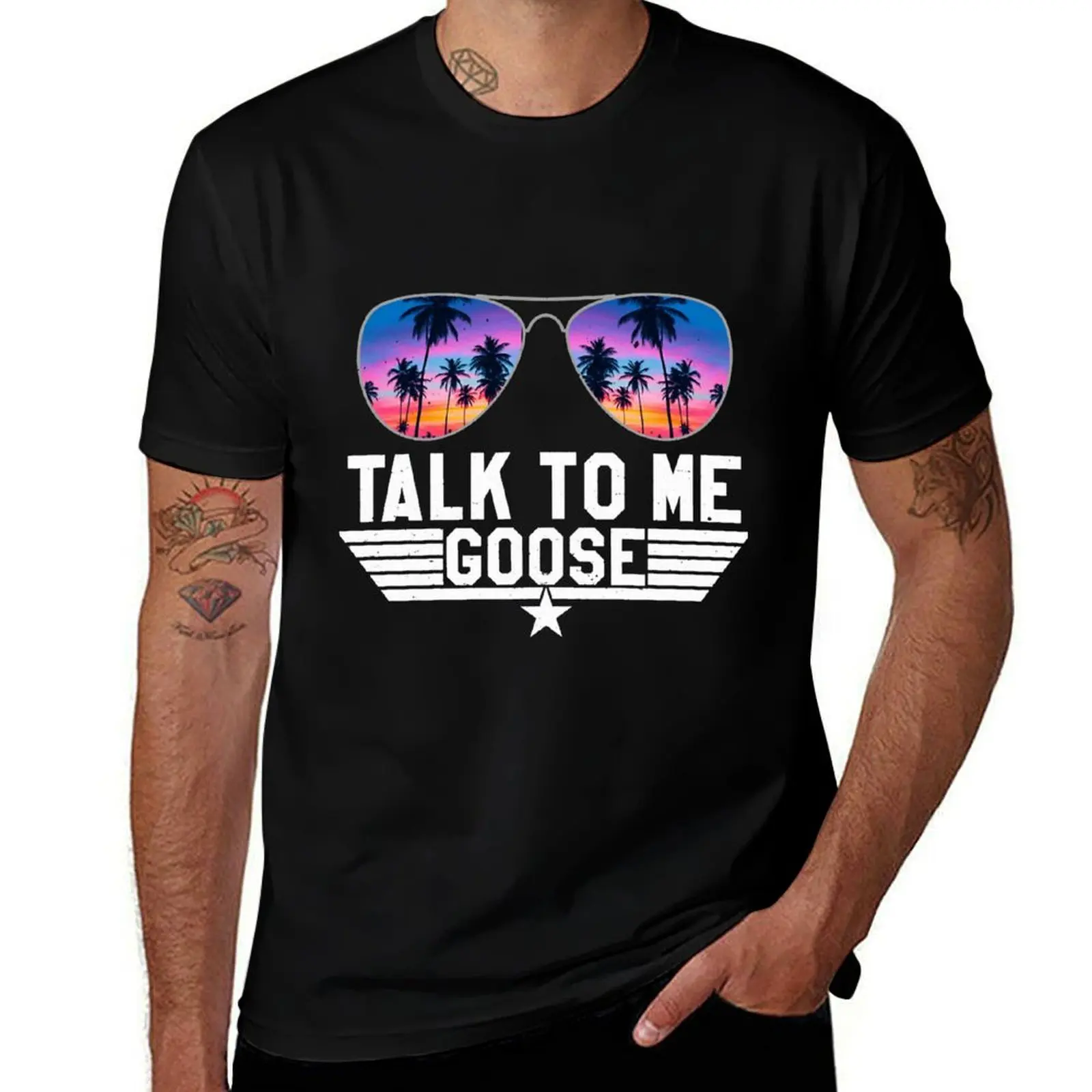 

Talk To Me Goose T-Shirt t shirts for man pack cotton man t shirt graphic man graphic t shirt T-shirt