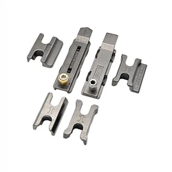 roken Bridge Aluminum Alloy Casement Window Lock Point Set Anti Prying Silent Window Lock Buckle Two-point Lock Transmission Rod