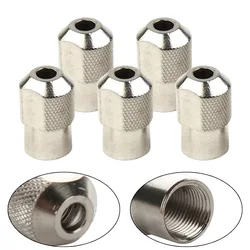 5pcs Chuck Nut Kit M8x0.75mm Small Drill Chuck Nut Zinc Alloy Rotary Tool Accessories Electric Grinder Part Drill Chuck Adapter