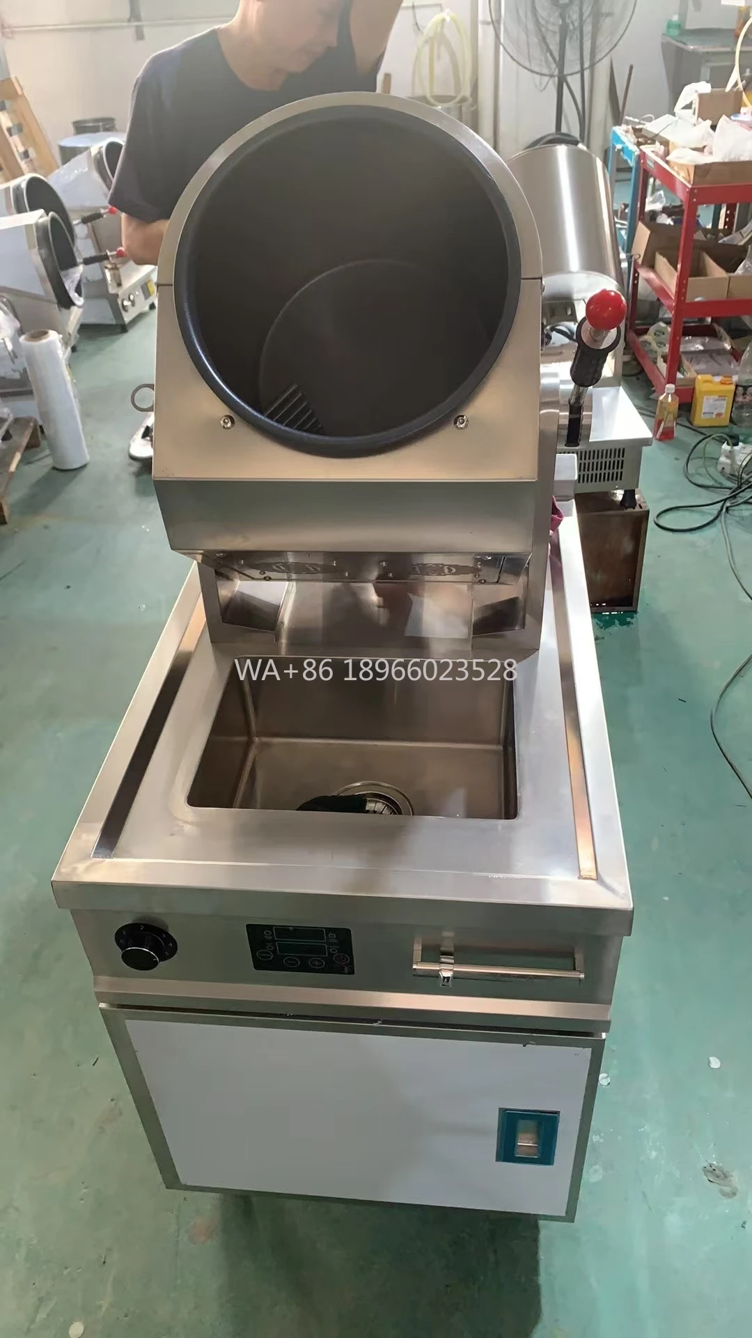 

Restaurant Fried Rice Machine Smart CookingRotary Wok Chef One Person Operation Multi-Pot Automatic Cooking Machine