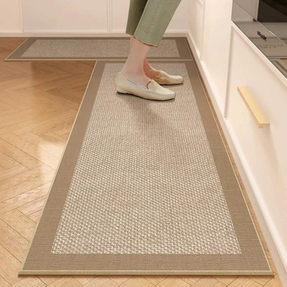 

1PC Kitchen Mats for Floor Kitchen Rug Kitchen Carpets Home Decor Entrance Doormat Washable Non-slip Living Room Large Carpets