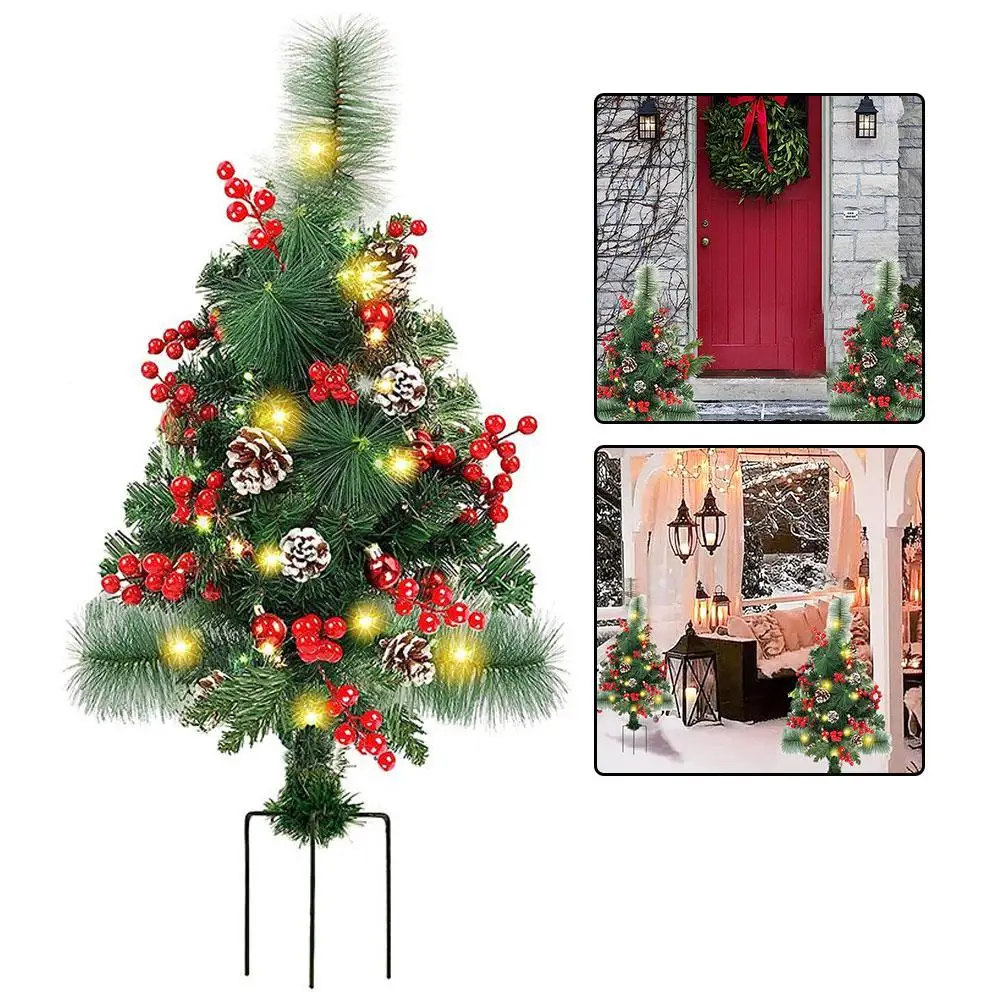 

Solar Garden Light Christmas Tree Yard Lawn Light Landscape Decoration Christmas Solar 2024 Lamp S5c8