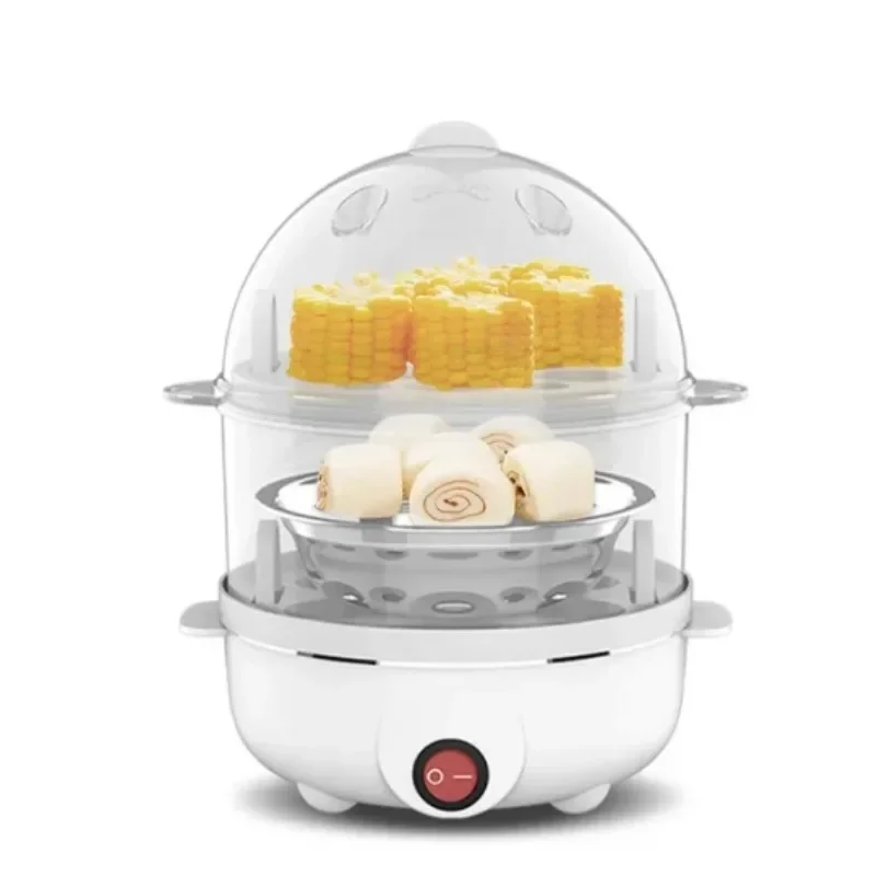 Multifunctional Double-Layer Electric Egg Boiler Corn Milk Steaming Fast Breakfast Cooking egg steamer kitchen gadget