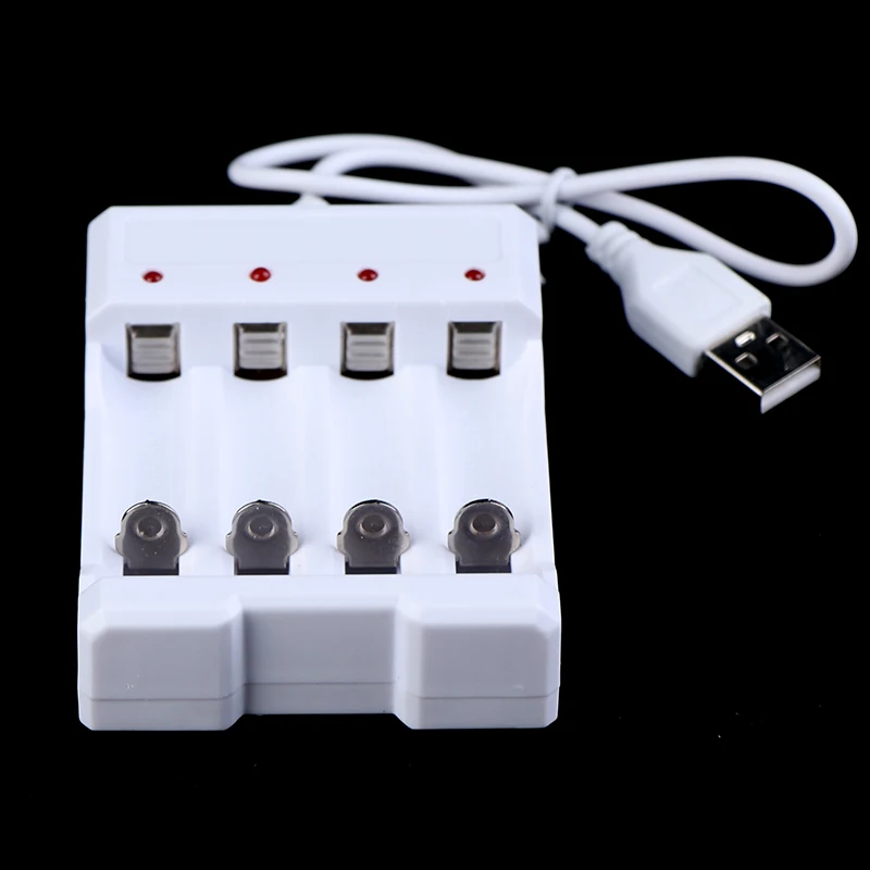 USB Output Battery Charger 4 Slot Adapter For AA / AAA Battery Quick Charge