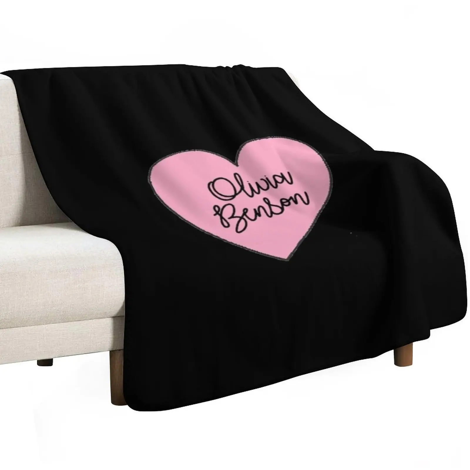 Olivia Benson Heart Sticker Throw Blanket wednesday Extra Large Throw Custom Travel Decorative Sofa Blankets