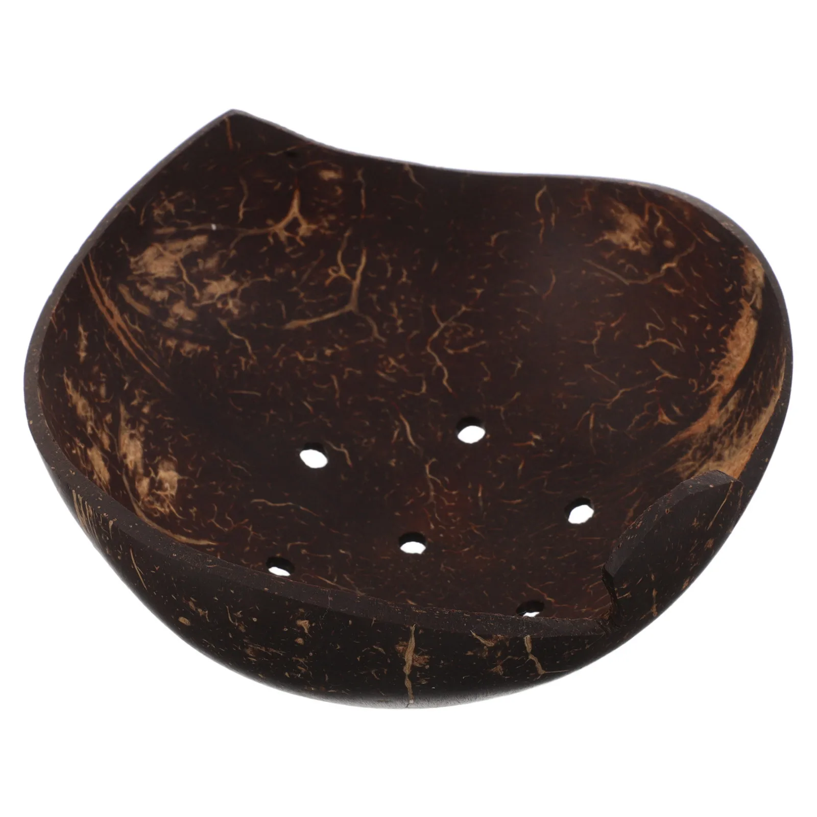 

Natural Coconut Shell Decorative Bowl Candy Snack Storage Holder Nuts Dessert Serving Dish Tropical Style for Parties