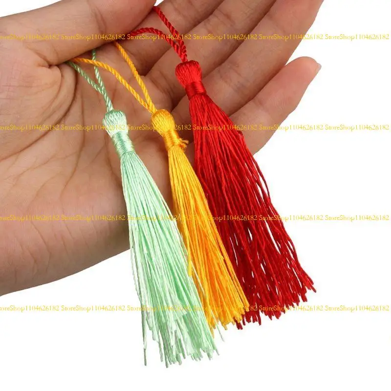 Q2Q4 DECINT BAGLIE PER PER CHIAVE TASSELLI POLIESTER PENDANTI PER W/ HUNI