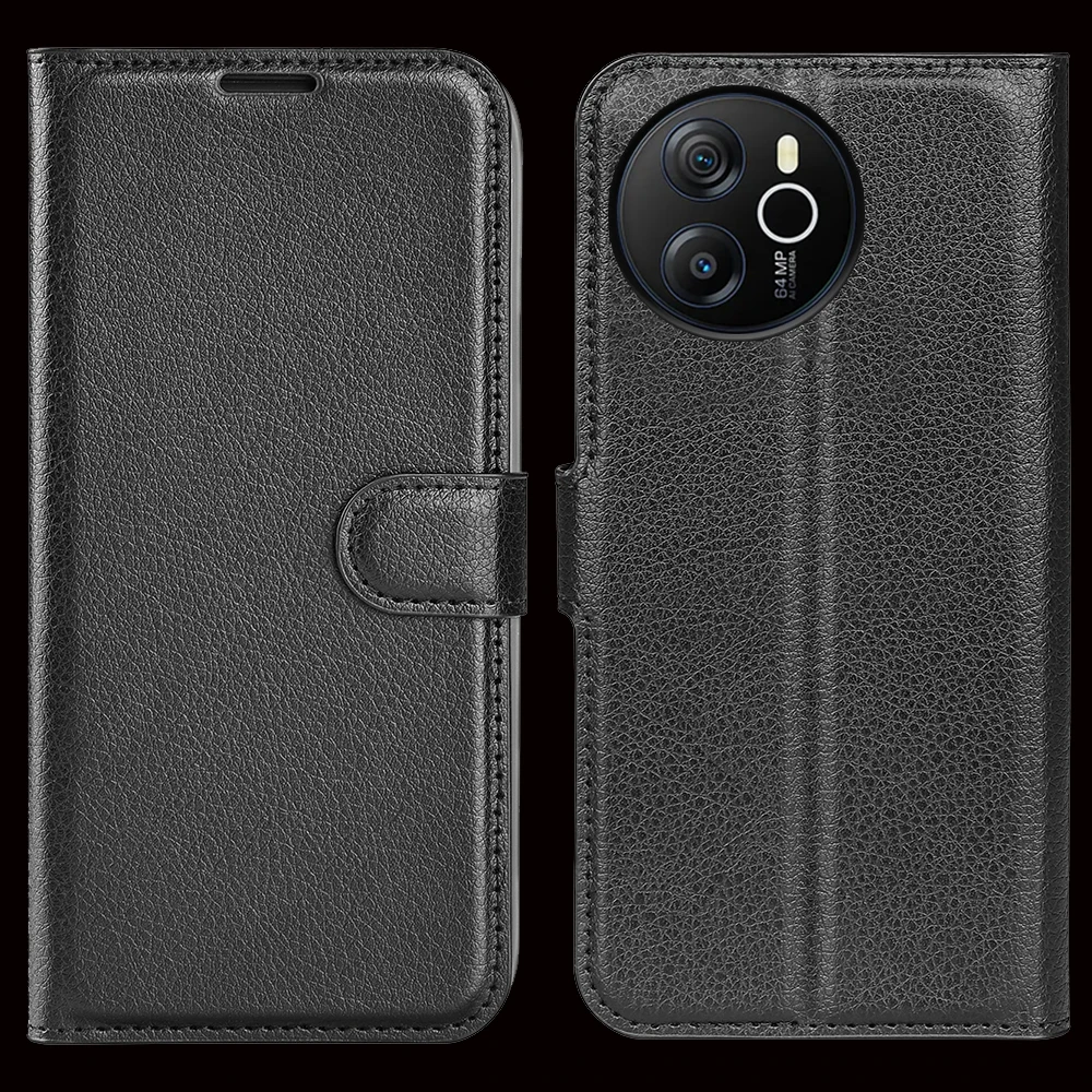 

Lychee Leather Flip Case For Blackview Shark 8 A53 A55 Pro A80 Plus A70 Phone Wallet Case Cover Shark8 Coque Funda Shell Capas