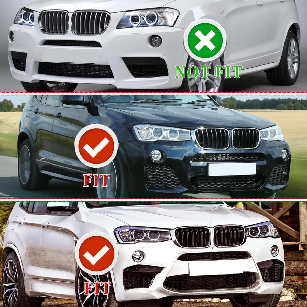 

For BMW G30 G31 2017 2018 2019 2020 Front Radiator Grille Active Air Shutter Chrome black Automobiles Accessories