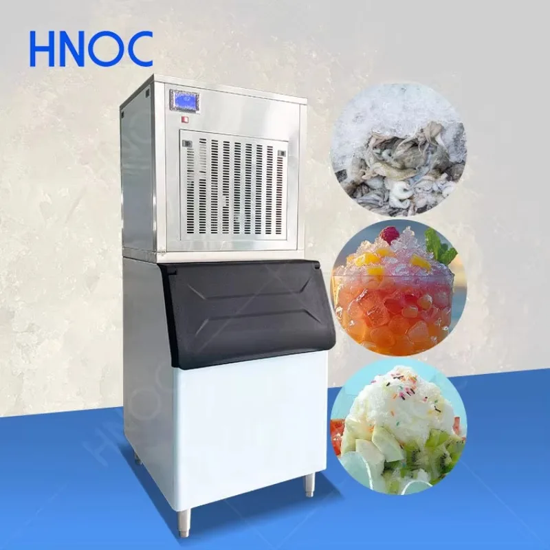 HNOC Commercial Big Scale Ice Make Machine Automate  Snow Flake Ice Maker