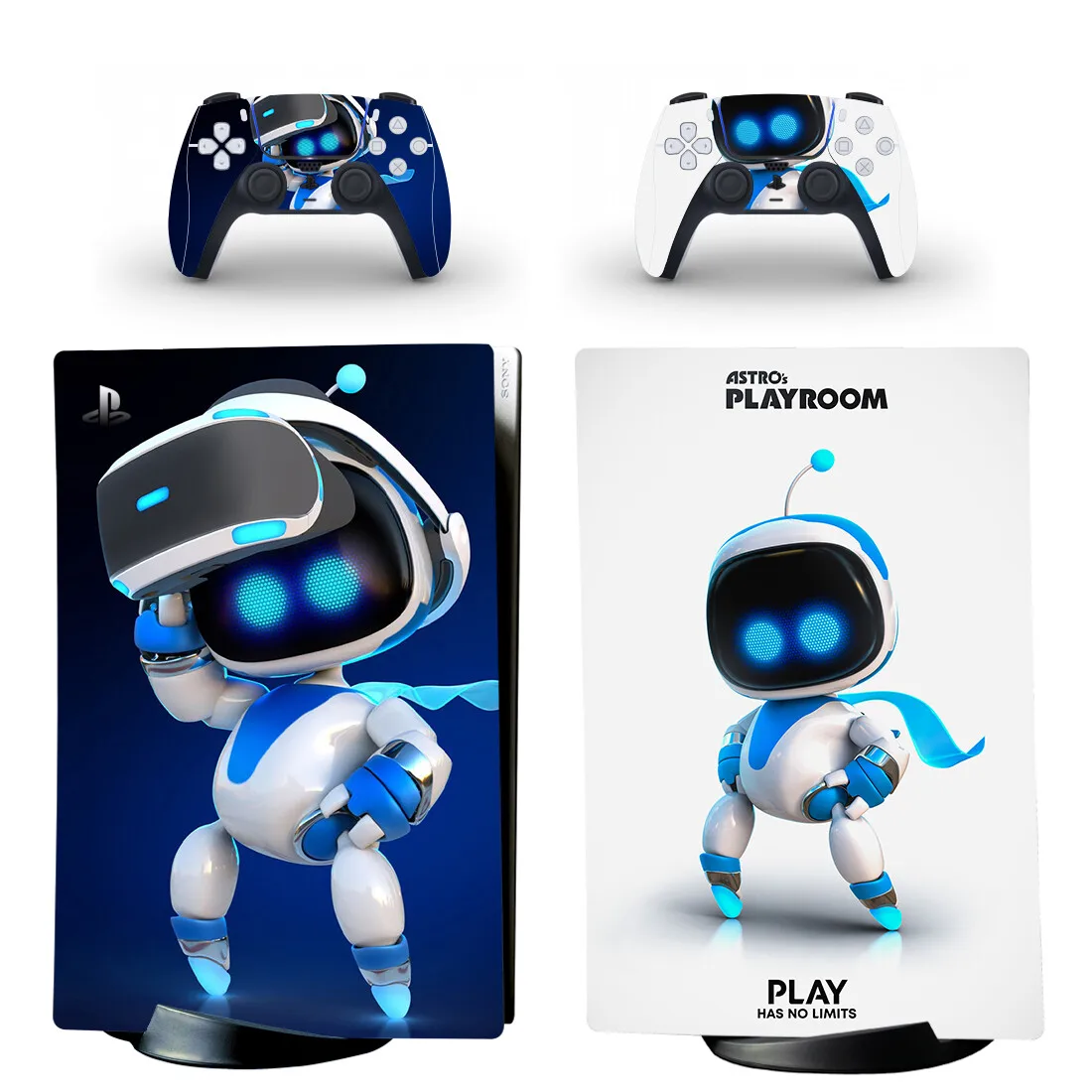 Game Astro Bot PS5 Digital Skin Sticker Protector Decal Cover for Console Controller PS5 Digital Sticker Vinyl