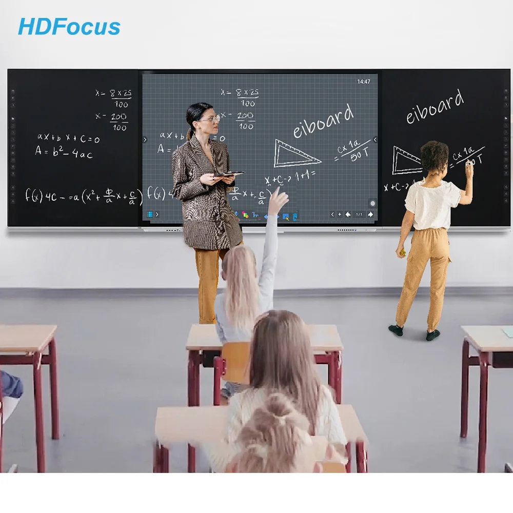 HDfocus-OEM Optical Bonding Blackboard Digital, Smart Blackboard, Android 13, Ops Win 11, Toque 4K