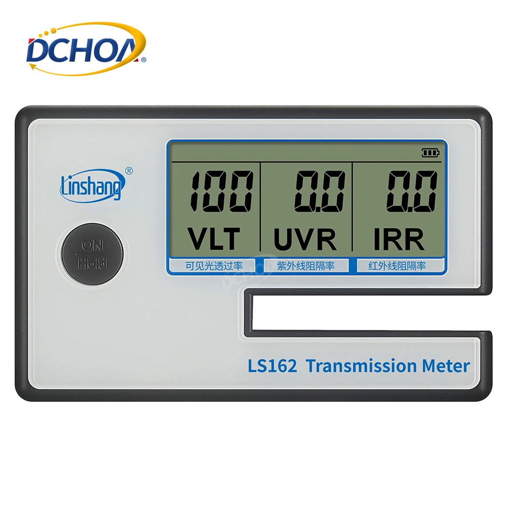 DCHOA Window Tint UV IR Transmission Meter Portable Solar Film Transmission Tester Meter