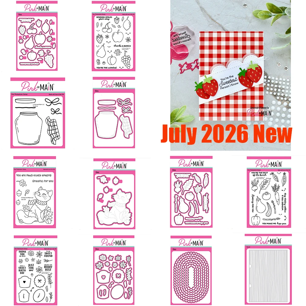 Matrices de découpe en métal pour panier de légumes, tampons transparents, pochoirs, gaufrage, scrapbooking, carte de vœux DIY, anniversaire, fait main