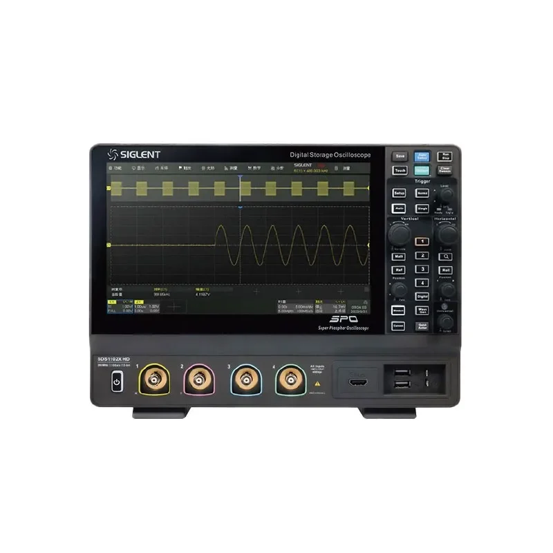 

2026 SDS1102X HD 12Bit High Resolution 100MHz 2GSa/s 2-Channel Digital Oscilloscope Support Multiple Trigger Function