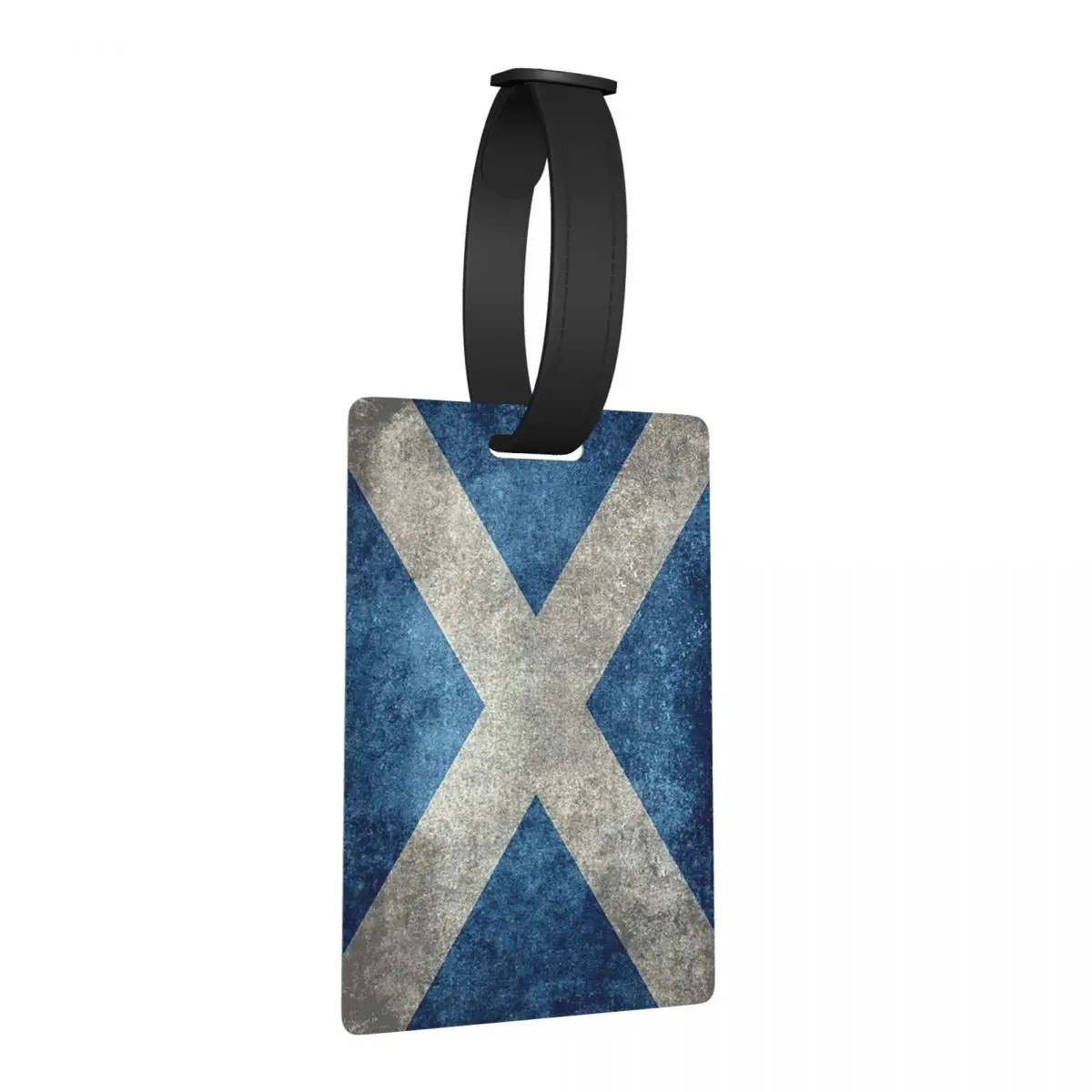 

Флаг Шотландии - Грузкая винтажная версия, багажные бирки, чемодан, дорожная мода, багажная бирка, держатель этикетки, идентификационное имя, адрес