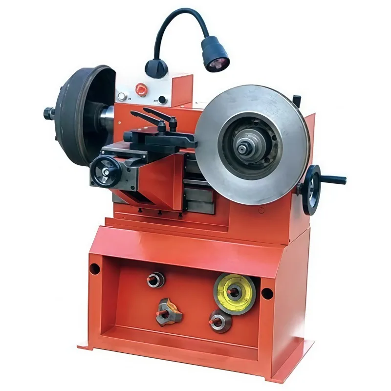 Brake drum disc cutting machine trolley double axle brake disc machine brake drum disc lathe boring machine