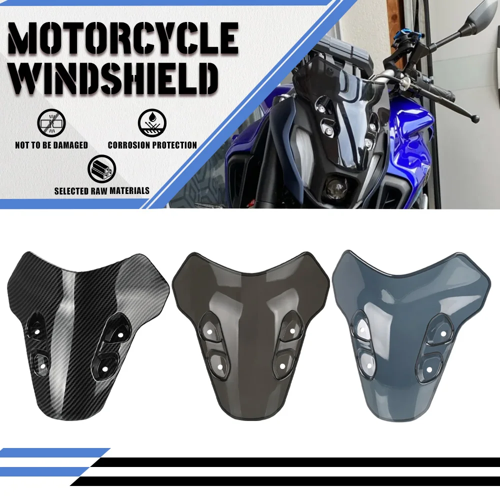 

Motorcycle WindScreen Screen Protector Wind Shield For YAMAHA MT07 MT-07 MT 07 2021 2022 2023 Double Bubble Windshield Deflector