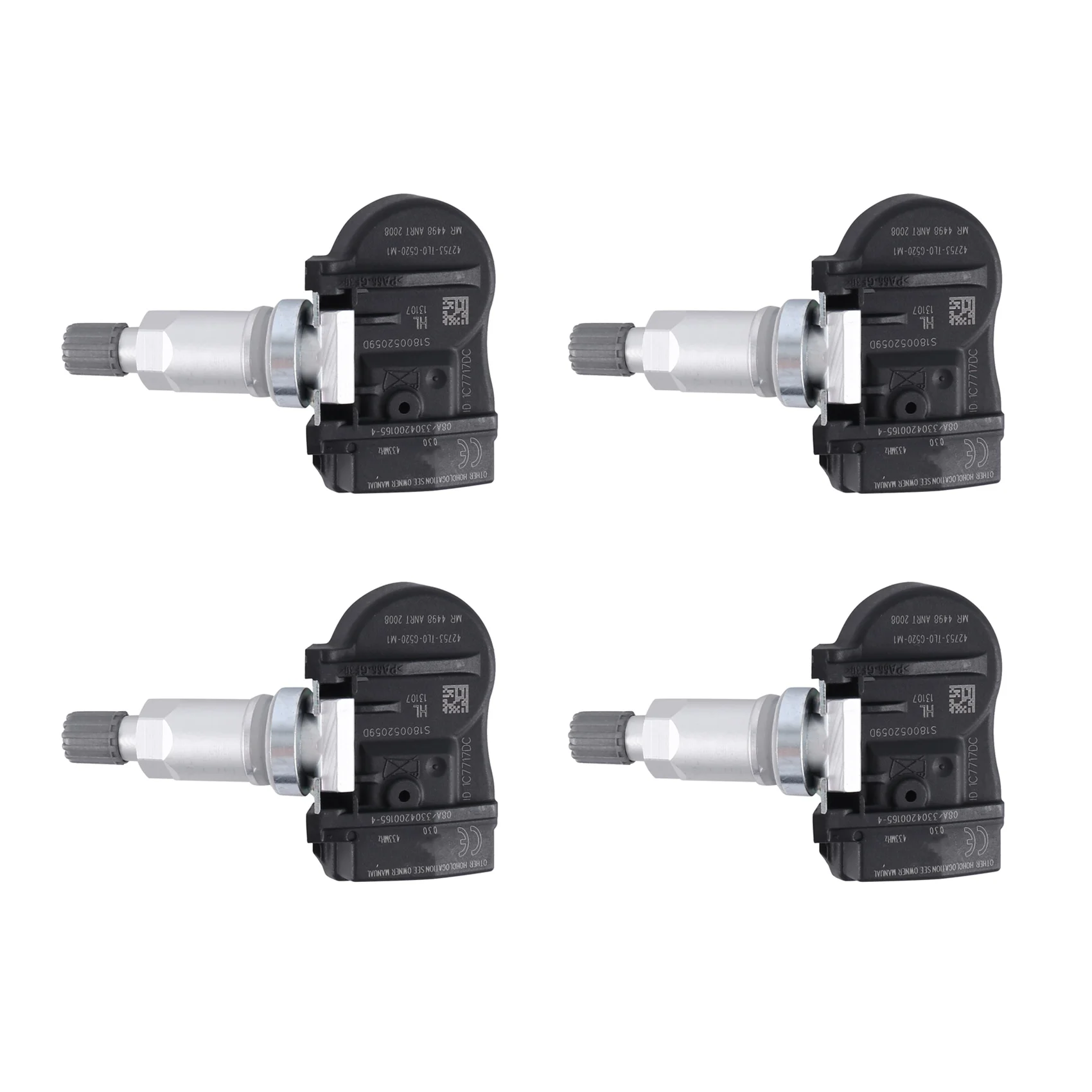 

Set of 4 Tire Pressure Sensor TPMS 42753-TL0-G520 for HONDA ACCORD 2014-2020 42753TL0G520