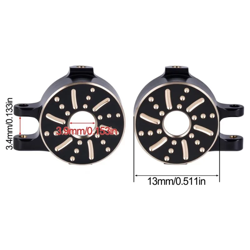 

Комплект регулируемых по весу рулевых чашек A30F-RC для модернизации радиоуправляемых моделей автомобилей 1/32 Redcat Ascent-32, аксессуары для радиоуправляемых машин