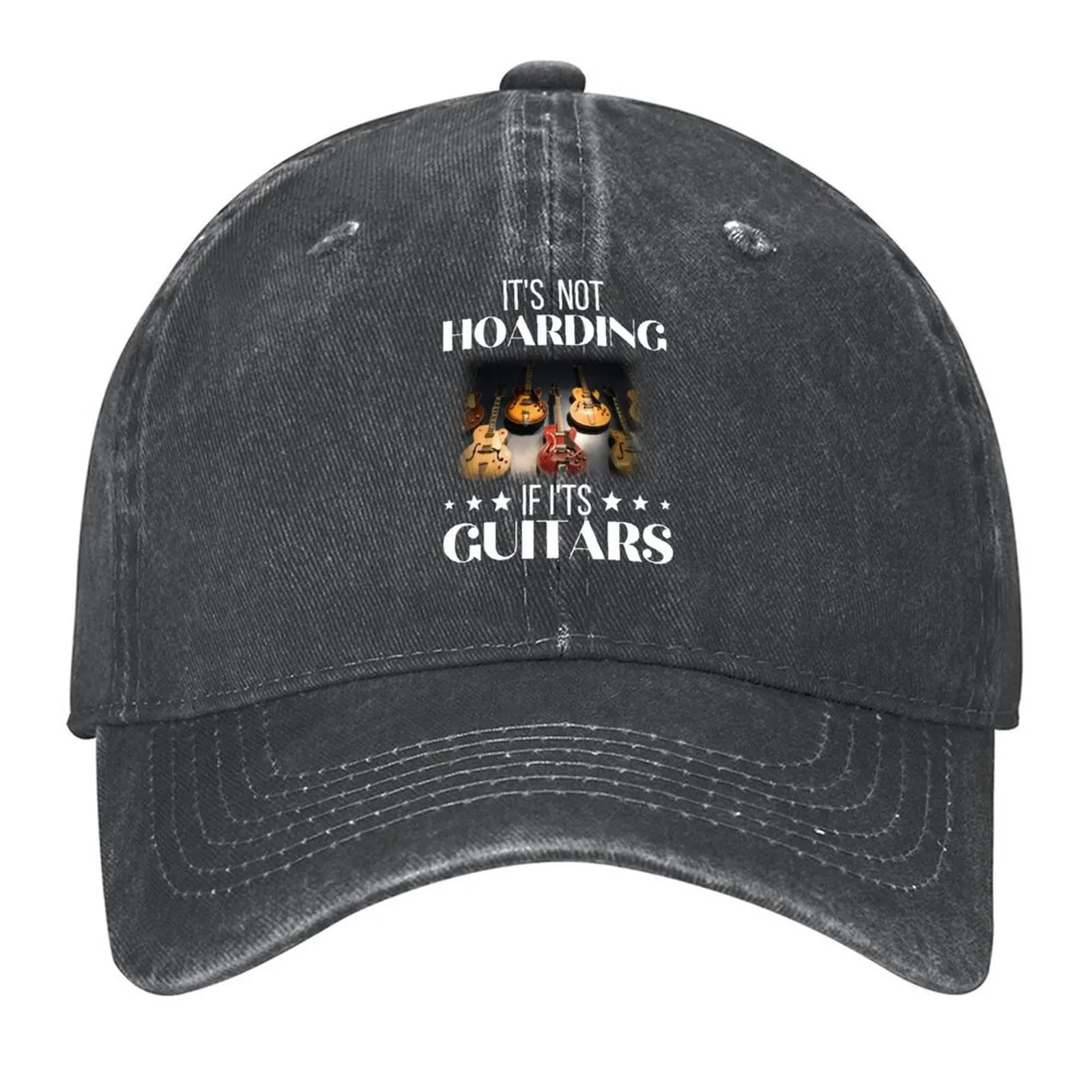 

It’s Not Hoarding If It’s Guitars Baseball Cap Rugby sailor cap for men custom caps tactical cap Mens Hats Women's