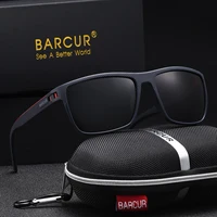 BARCUR Gafas de sol básicas clásicas ligeras y cómodas con material de lente Tac que es resistente a los rayos UV, versátiles para uso diario