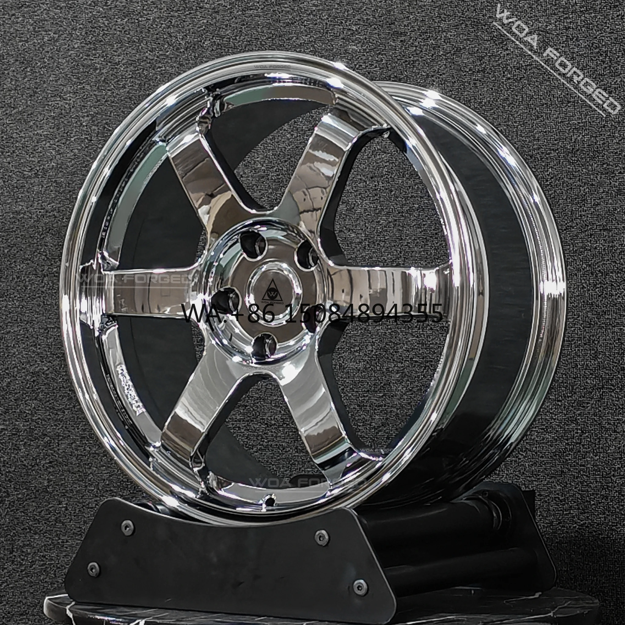 

Custom Sport TE37 Deep Recessed Car Wheels Polished Chrome Forged 40mm 25mm 98mm Aluminum 4x100/5x114.3 PCD 4 Pieces MOQ