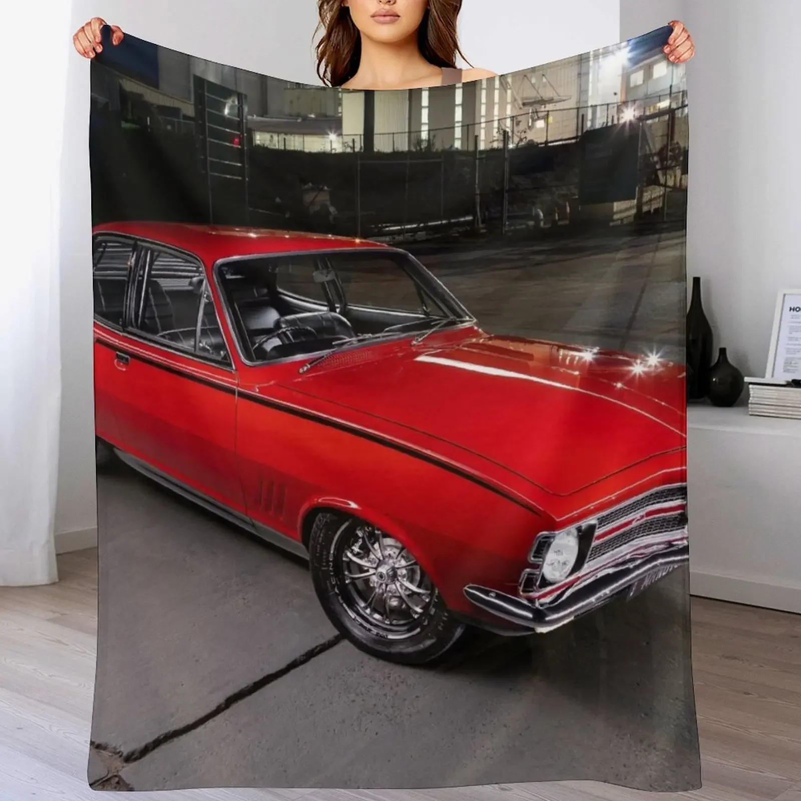

New Nick's Holden LC Torana Throw Blanket Cozy Throw Blanket Birthday Gift for Him Her