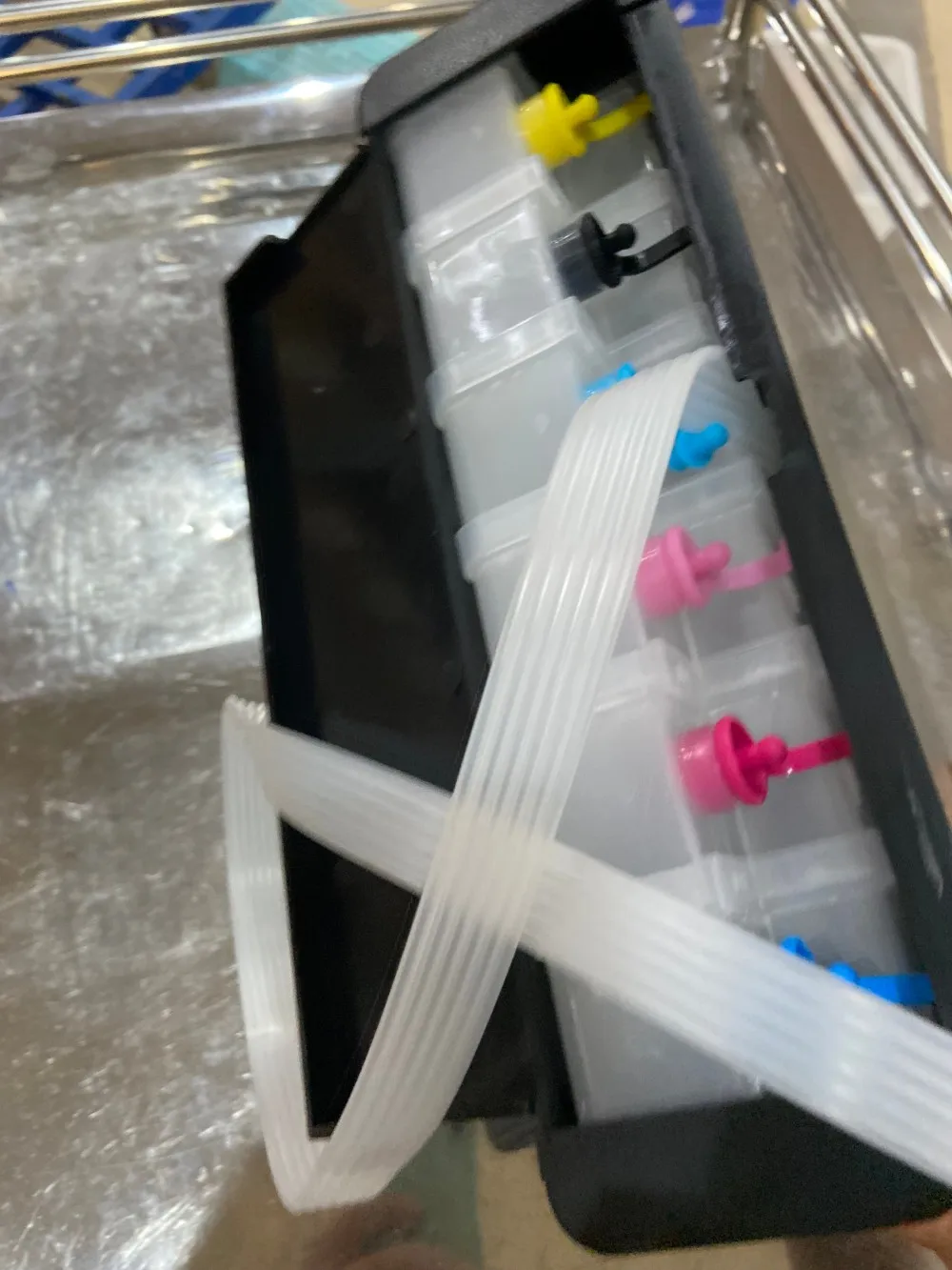 

Newest 6 Colors Compatible Series CISS Ink Tank System External Cartridge For Epson L805 L800 L1800 L801 L810 L850 L1300