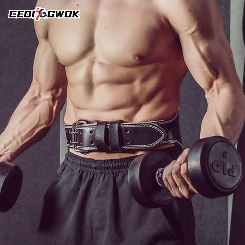 

CEOI GWOK Fitness Weight Lifting Belt Barbell Dumbbell Training Back Support Weightlifting Belt Gym Squat Dip Powerlifting Waist