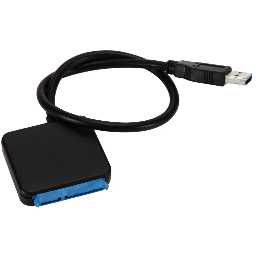

USB3.0 to Adapter Cord 3.5 Inch Laptop Hard Drive Data Cable USB To Easy (Black)