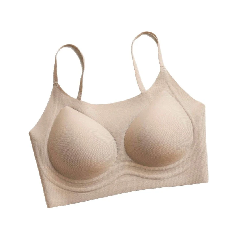 สบายชุดชั้นในสตรีBreathable Motionไม่มีแหวนเหล็กผู้หญิงชุดElegantน่ารักสวยประณีตCharmingผู้หญิงTop