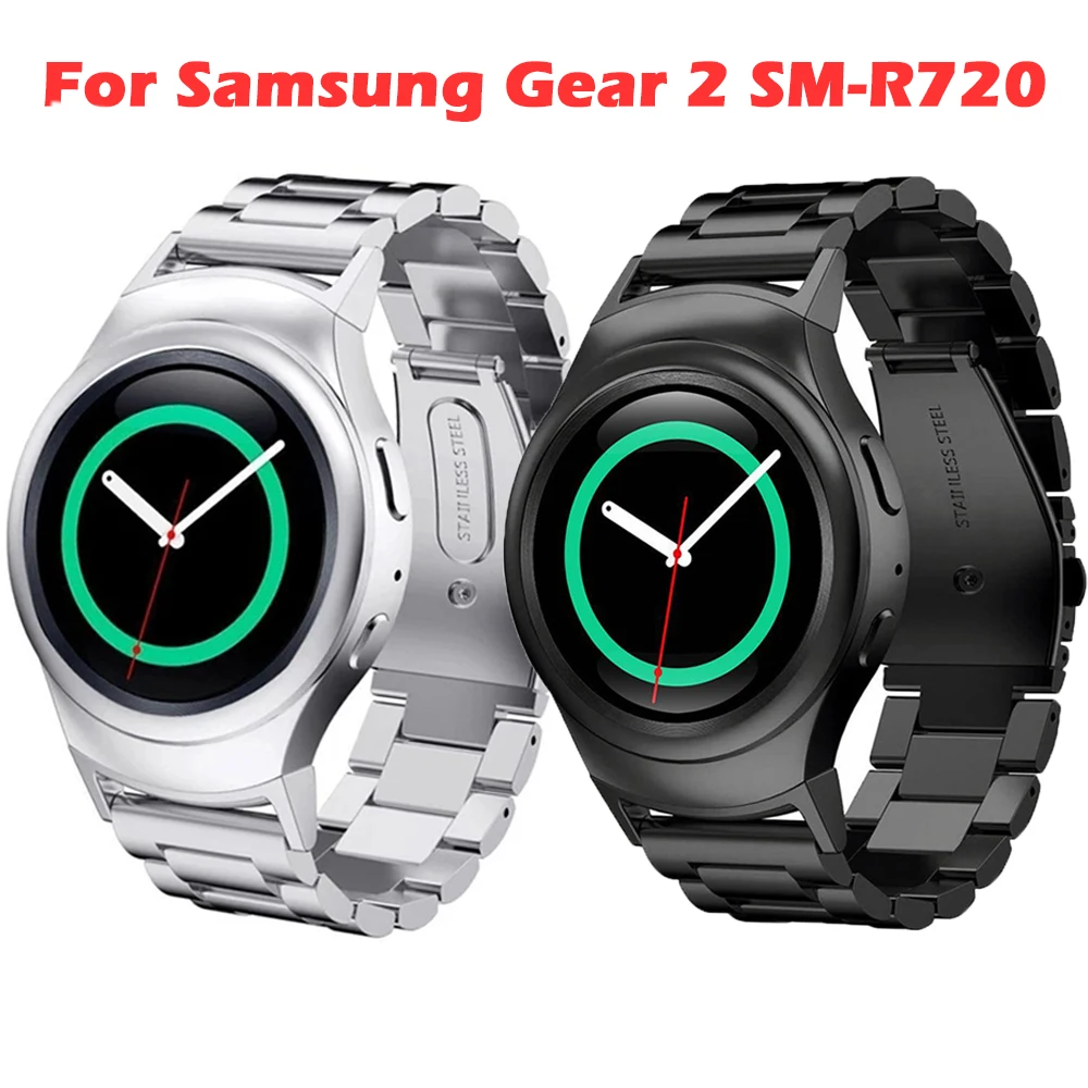 Metal Band For Samsung Gear S2 Watchband Stainless Steel Bracelet Strap For Samsung Gear S2 SM-R720 Business Wristband Accessory