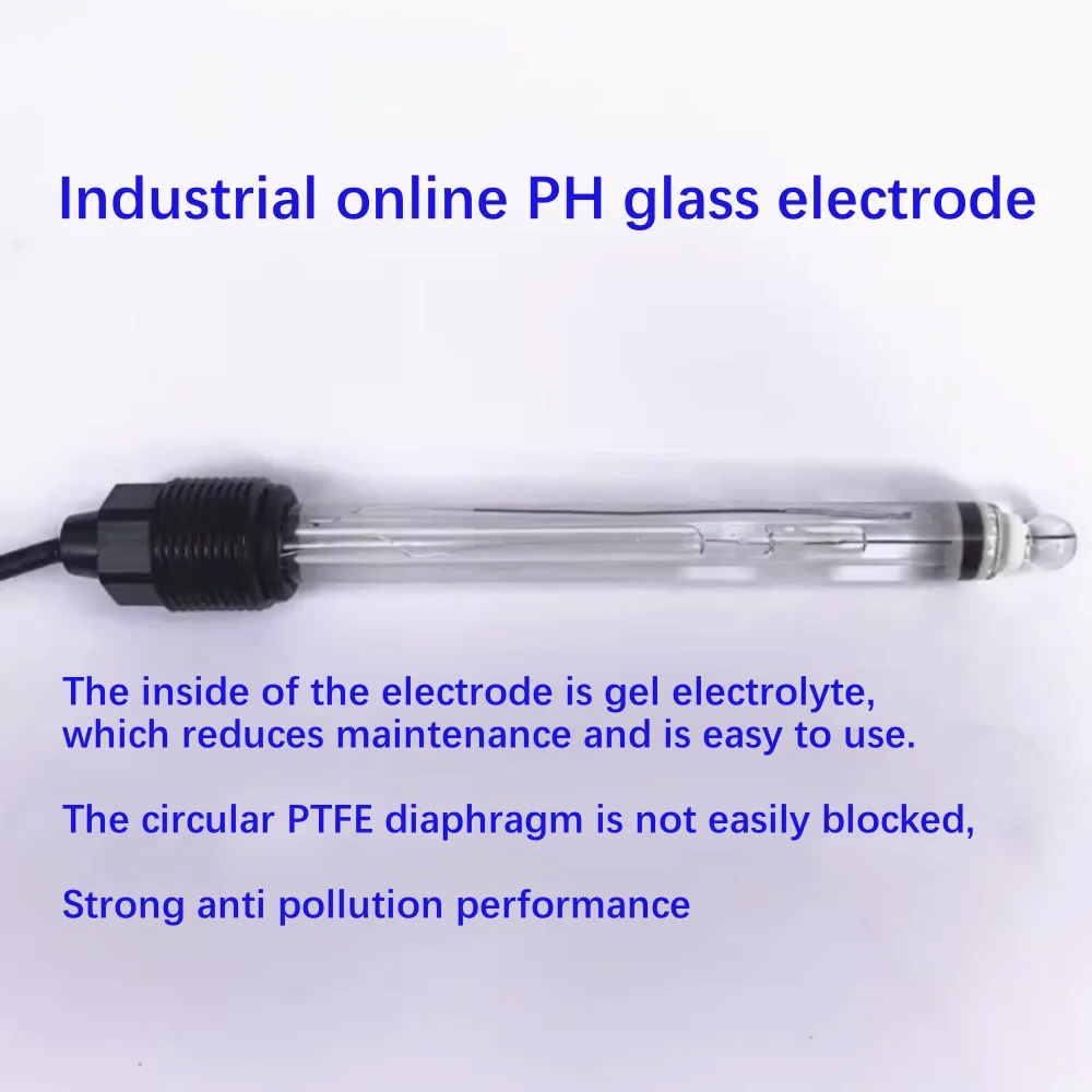 Промышленный встроенный высокотемпературный интерфейсный PH-электрод, устойчивый к коррозии