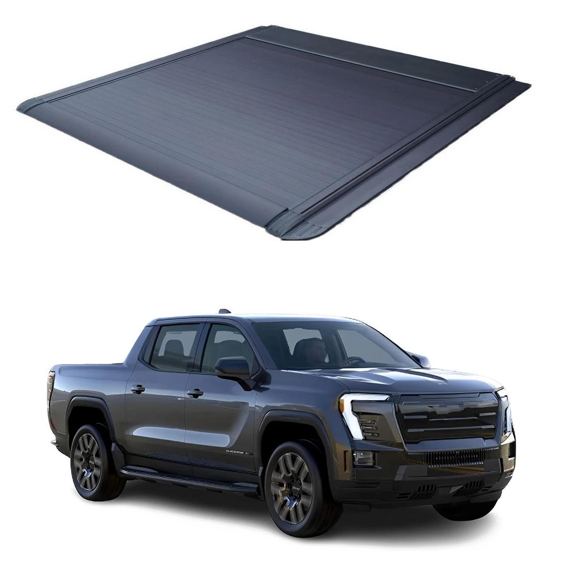 

Aluminum Alloy Retractable Tonneau Cover Hard Roll for Chevrolet Silverado 1500 GMC Sierra Cannon GWM Raptor Pickup Bed F150