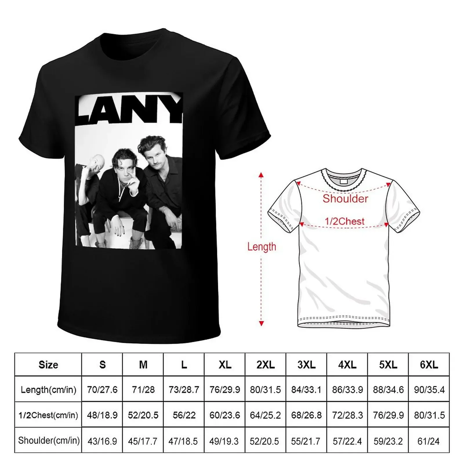 LANY T-Shirt customizeds graphic t shirts korean fashion t shirt men 100℅ cotton