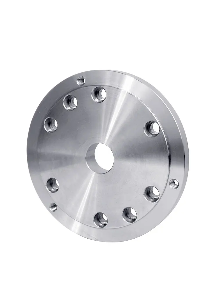 

170 four-axis five-axis flange over-plate connection self-centering three-jaw chuck CNC turntable 6810-inch conversion head