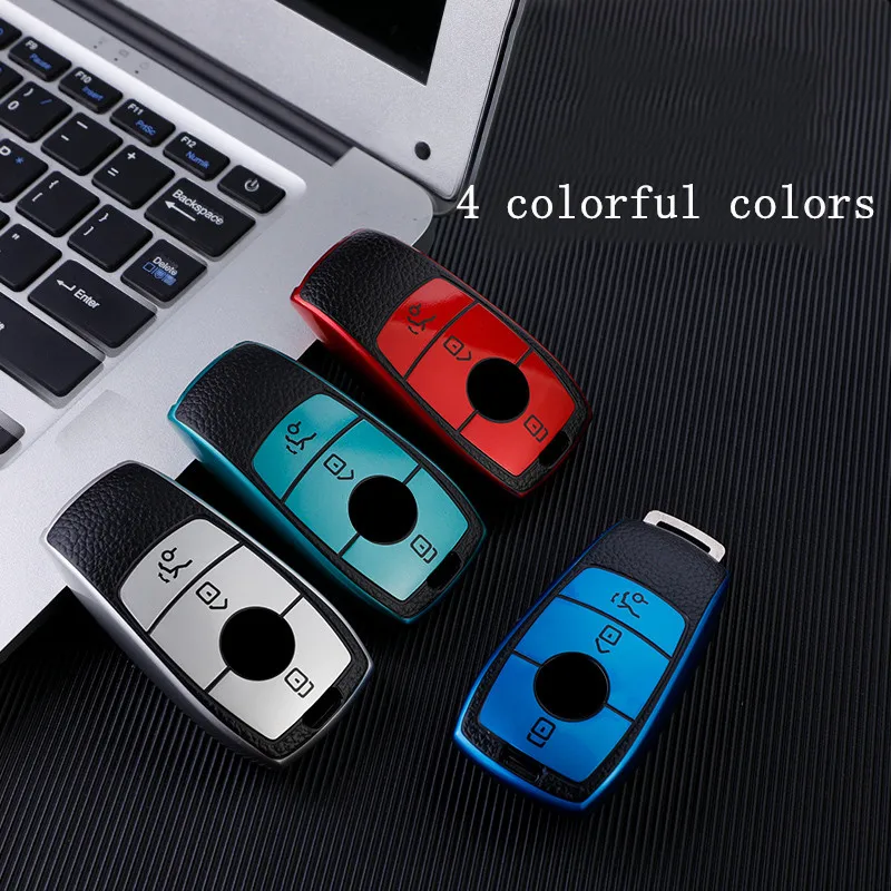 New TPU Car Remote Key Case Cover Shell for Mercedes Benz A C E S G Class GLC CLE CLA GLB GLS W177 W205 W213 W222 X167 AMG