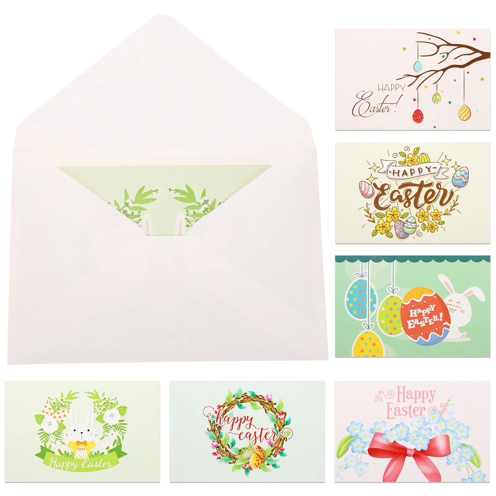 

2Sets Easter Greeting Cards Premium Quality Happy Easter Blessing Cards for Family Friends with Envelope Birthday Card for Him