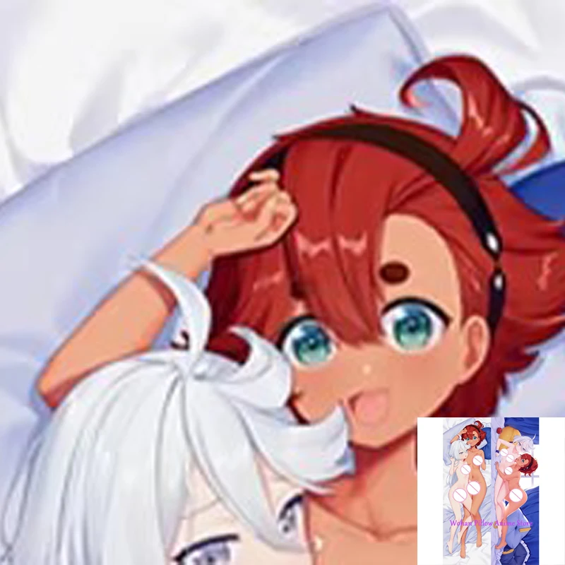 

Dakimakura Anime Pillow Cover Suleta & Miorine Double Sided Print Life-size Halloween Christmas Decoration