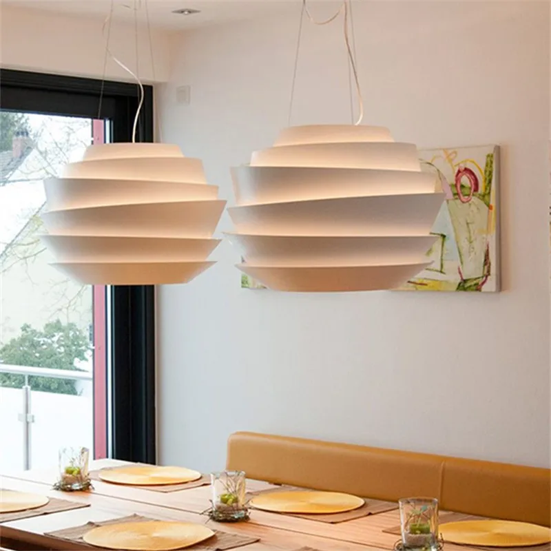 Le Soleil Pendant Lamp Nordic led replica design white lamp hanging Homestay Bedside Lamp Retro restaurant decoration light