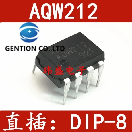 

10PCS AQW212 DIP8 upright AQW212 decoupling relay IC light coupling in stock 100% new and original