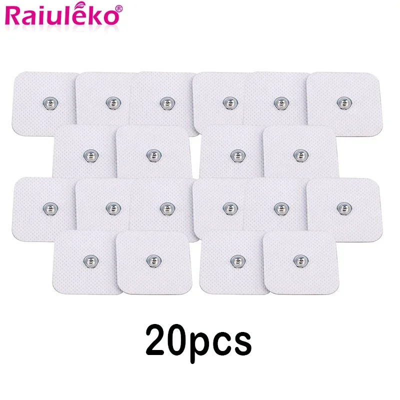 10/20PCS White Tens Electrode Pads Digital for Acupuncture Frequency Digital Therapy Machine Massager Slimming Massager Patch