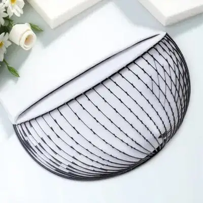 

1Pcs Round Storage Basket Iron Wire Fruit Vegetable Basket Egg Holder Creative Household Organizer Sturdy Design Modern