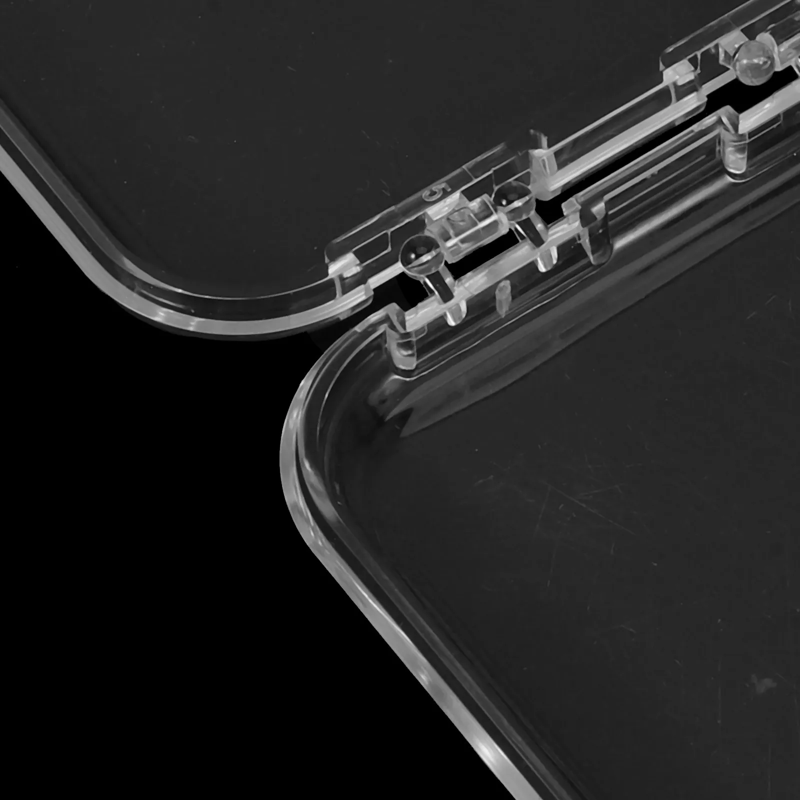 1Set Transparent Nail Organizer Box Press on Nails Storage Container Manicure Display Holder Box Portable Clear Storage Case