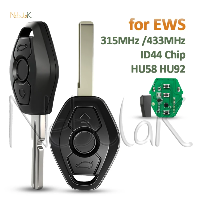 

Пульт дистанционного управления для BMW EWS System 330 330i 325 325i 525 525i ID44 PCF7935 315/433 МГц для E38 E39 E46 X3 X5 Z3 Z4 3/5/7 серий