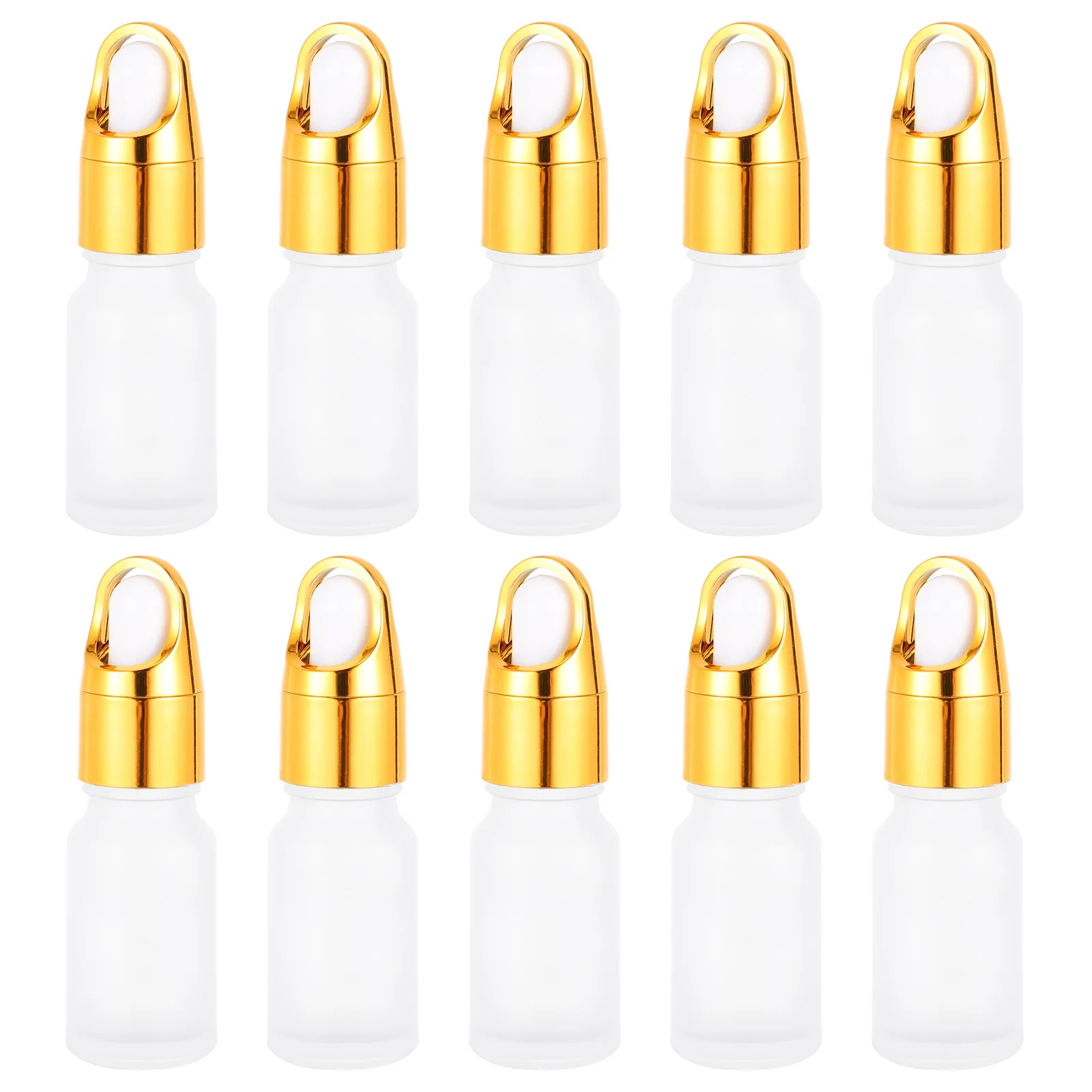 

10Pcs Essential Oil Dropper Bottles Clear Mini Leak-Proof Glass Bottles Refillable for Travel DIY Custom Oil Blends